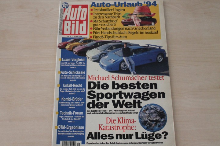 Deckblatt Auto Bild (19/1994)